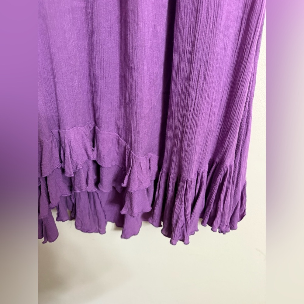 FREE PEOPLE One Womens Purple Adella Corset Sleeveless Maxi Dress XS - Picture 4 of 5